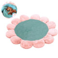 Miniatyrbillede 2 af 8: Blomsterformet kæledyrs seng rede hund hule hund sofa måtte grøn KLB