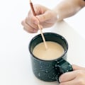 Miniatyrbillede 1 af 8: Pakke med 3 trækaffeskeer, mælkehonningskeer KLB