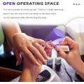 Miniatyrbild 4 av 5: Led UV-nagellampa, Mini Lotus Hands Free Light Rotatable Nagel torktumlare Snabbtorkande Nagellack Härdande Lampa Svanhals Flash Cure Light För Hem DIY & Salong M