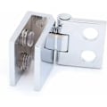 Miniatyrbillede 4 af 5: 8 stk. glasdørshængsler - 5 mm - 8 mm KLB