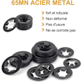 Miniatyrbilde 4 av 5: Sett med 680 Starlock-skiver M3 M4 M5 M6 M8 M10 M12