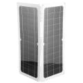 Miniatyrbilde 2 av 8: 20W 12V bærbar solcellepanel med sammenleggbar enkeltkrystalllader KLB