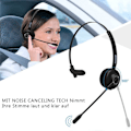 Miniatyrbillede 3 af 8: Tecknet Bluetooth-headset med mikrofon, PC-headset med AI-støjreduktion, KLB