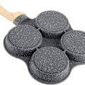Miniatyrbillede 5 af 7: Æg Pan Omelet Pan Stegning 4 Hul Omelet Pan Non-Stick Stegepander