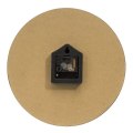 Miniatyrbild 4 av 7: Dekorativ rund väggklocka i trä för vardagsrum och sovrum (Stil 8)