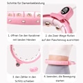 Miniatyrbild 3 av 7: Smart Hula Hoop för Vuxna & Nybörjare, Hullahub Hoop för Viktminskning, Smart Fitness KLB
