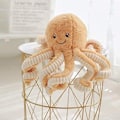 Pikkukuva 1 / 7: Asdomo Octopus Plush Söpö Merieläin Pehmolelu Ruskea KLB