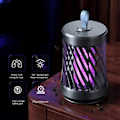 Miniatyrbild 3 av 5: LED elektronisk myggdödande lampa, 360° elektrisk insektsfälla med UV-ljus/bionisk attraktion, bärbar luktfri USB-lykta för inomhus och utomhus