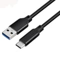 Pikkukuva 2 / 4: Nopea latauskaapeli Type-C datakaapeli 10G 3A suuri virta musta KLB