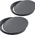 Miniatyrbild 3 av 5: Tårtform, quicheform, non-stick med lyftbar botten, kakbakningsform, fruktkakform