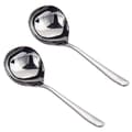 Liten slev för såser, serveringsslev i rostfritt stål, silver, medium storlek
