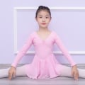 Miniatyrbilde 1 av 5: Jente ballettkjole barn gymnastikk dans leotard kostyme dansetøy med skjørt