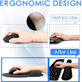 Miniatyrbillede 4 af 8: Ergonomisk musemåtte med håndledsstøtte, premium memory foam 4