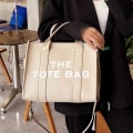 Miniatyrbild 6 av 6: KLB Tote Bag för kvinnor, PU-läder Tote Bag, Grå
