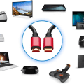 Miniatyrbild 5 av 6: 4K HDMI-kabel 10ft, HDMI till HDMI Stöd Snabb Ethernet 3ft KLB