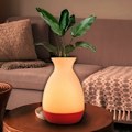 Miniatyrbilde 1 av 5: LED Vaselys, oppladbar nattlys, 2 stk, vanntett, omgivelseslys, fjernkontroll, dekorasjon, fargeskiftende stemningslamper for soverom, stue, KLB