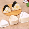 Miniatyrbild 5 av 7: Triangulär Onigiri Sushi Form Set, Stor & Liten för Ris Bento 2 Stycken