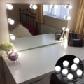 Miniatyrbillede 1 af 4: LED makeup-lys kosmetisk spejl lys Hollywood-stil spejl lys USB KLB