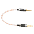 Miniatyrbillede 8 af 8: 5,9\" 3,5 mm til 3,5 mm Hovedtelefonkabel 8 Core 3,5 mm Aux KLB