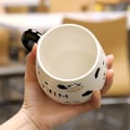 Pikkukuva 3 / 6: Söpö lehmän kahvimuki kauniilla kannella, 450 ml keramiikkamuki