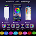 Miniatyrbillede 2 af 5: LED-Strips 20m Bluetooth RGB LED-strimler farveskiftende LED-lys