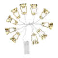 Miniatyrbillede 1 af 8: Lys Kerosene Lampe Form Guld Ramadan Dekorative KLB