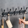Miniatyrbillede 3 af 5: Vægmonteret knagerække, knagerække i rustfrit stål til badeværelset, robust vægmonteret knagerække, kjole