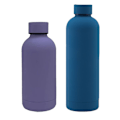 Miniatyrbillede 1 af 5: 2 Pakke Rustfrit Stål Vandflaske Termoskolbe Lilla + Blå 350ml + 750ml KLB