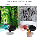 Miniatyrbillede 4 af 5: 12V bærbar bilvarmer, 150W bilvarmer defroster, 2 i 1 bil