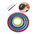 Miniatyrbillede 1 af 6: Strikke ring strikke ramme rund til strikning 6 stykker diameter 13cm, 18cm,