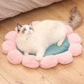 Miniatyrbillede 5 af 8: Blomsterformet kæledyrs seng rede hund hule hund sofa måtte grøn KLB
