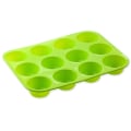 Miniatyrbillede 1 af 5: Silikone Muffinform Non-Stick 12 Kop Muffinform Jumbo Muffin Grøn