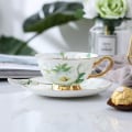 Miniatyrbillede 5 af 6: Den velduftende kaffekop er lavet af højkvalitets bone china,