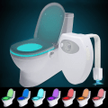 Miniatyrbillede 2 af 5: Toiletlampe Genopladelig LED Nattelys 8 Farver til WC Badeværelse/Casle Spand/Toilet/Skab/Vask/Hoteller,Cafeer