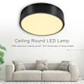 Miniatyrbillede 8 af 8: Moderne runde LED-loftslampe lavet af akryl til stuen KLB