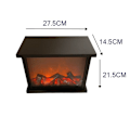 Miniatyrbillede 2 af 3: LED dekorativ pejs 27,5 x 14,5 x 21,5 cm Simulation af intelligent touch switch af flamme pejs luftlampe