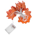 Miniatyrbillede 2 af 8: Ahornblad fe-lys med konstant lys og dobbelt blinkende lys KLB