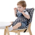 Miniatyrbillede 6 af 6: Vine Easy Seat Bærbar Rejse Høj Stol | Justerbar Sikker Vaskbar Toddler KLB