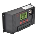 Miniatyrbillede 8 af 8: PWM Solcelleladeregulator 12V 24V 60A Batteriopladning KLB
