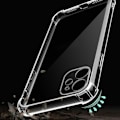 Miniatyrbillede 2 af 6: GLiving Crystal Clear Etui Kompatibel med iPhone 12 Mini Etui, Fald Beskyttelse,