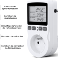 Miniatyrbilde 2 av 5: Termostatkontakt, digital temperaturregulator, digital programmerbar stikkontakt med