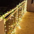 Miniatyrbilde 4 av 7: 10 meter kunstig eføy girlander med 100 LED-lys kunstig KLB