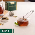 Miniatyrbillede 5 af 5: Original teinfuser|Teinfusere til løs te|Finmasket si i 18/8 rustfrit stål|Bedste teinfuser til-