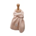 Miniatyrbillede 1 af 5: Børnehalsrør - Blødt og varmt strikket halstørklæde - Vinterklassiker - Beige - KLB