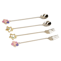 Miniatyrbillede 7 af 8: Japansk 304 rustfrit stål sakura-formet suppeske KLB