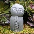 Munk leende Buddha staty, perfekt dekoration för ditt hem