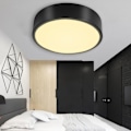 Miniatyrbillede 7 af 8: Moderne runde LED-loftslampe lavet af akryl til stuen KLB
