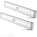 Miniatyrbillede 1 af 8: Sæt med 2 LED-natlamper med bevægelsessensor, skabsbelysning, LED-strips,