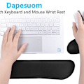 Miniatyrbillede 7 af 8: Keyboard håndledsstøttepude Memory Foam sæt håndledsstøtte
