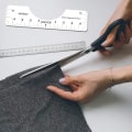 Miniatyrbilde 5 av 7: 4 stk T-skjorte linjaler instruksjoner, rund hals T-skjorte guide linjal, linjaler for KLB